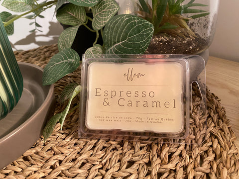 Espresso & Caramel - Cubes de cire