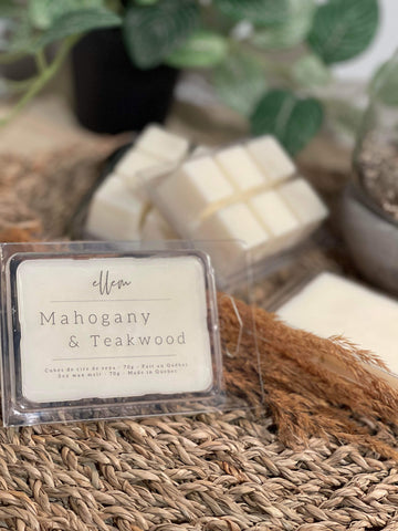 Mahogany Teakwood - Cubes de cire